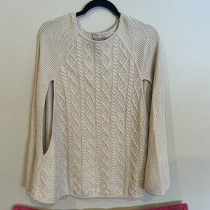 Ellie Kai Cashmere Sweater Poncho O/S